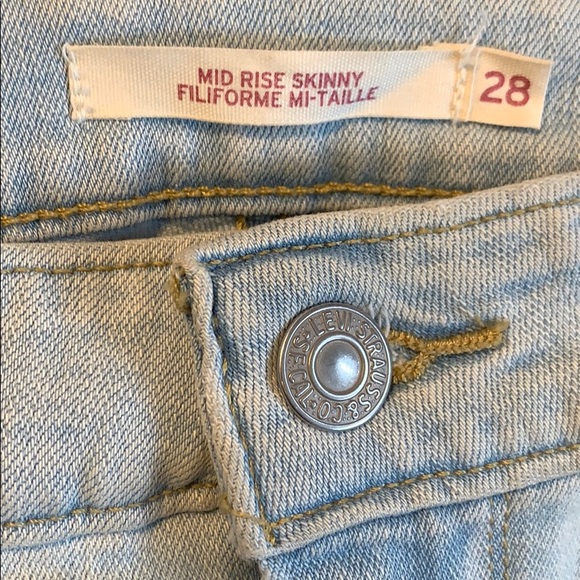 Levi Strauss & Co. ripped jeans, light blue - Picture 4 of 6